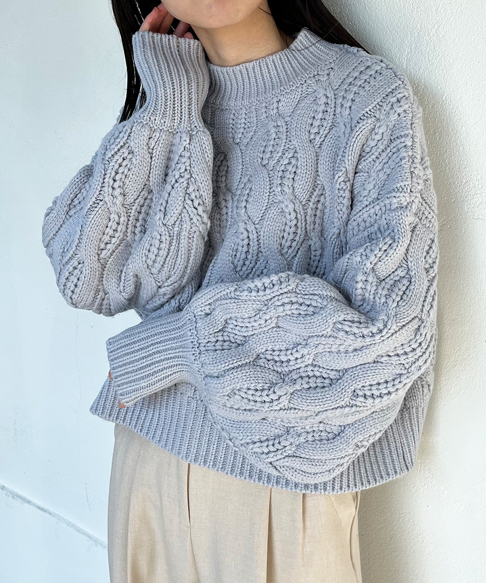 CABLE KNIT TOPS