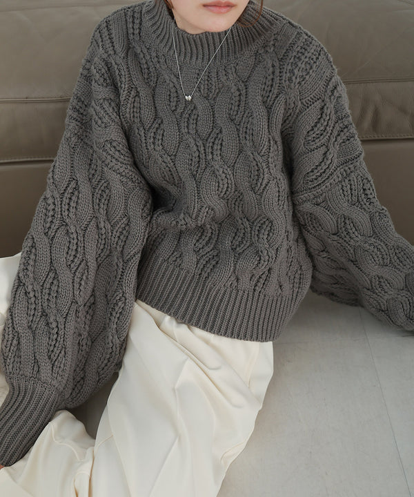 cable knit tops