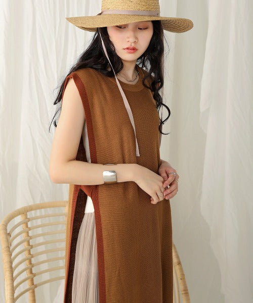 COLOR LONG VEST
