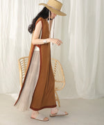 COLOR LONG VEST