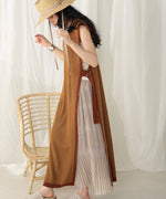 COLOR LONG VEST