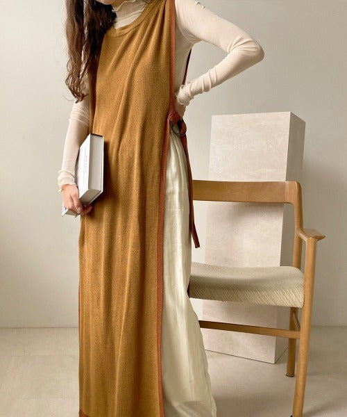 COLOR LONG VEST