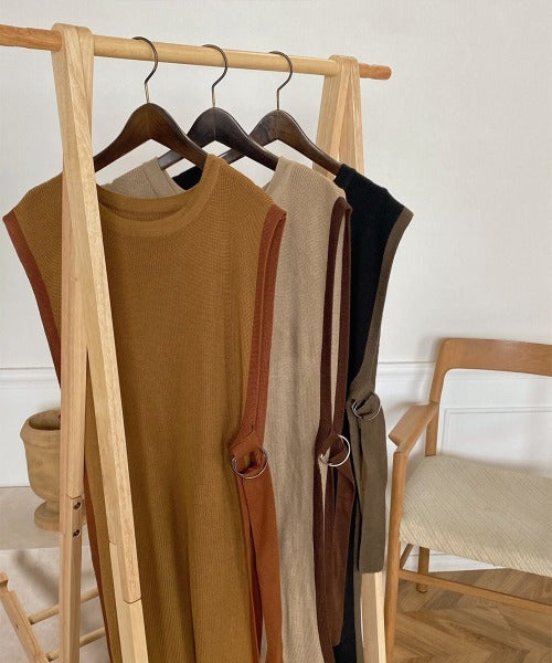 COLOR LONG VEST