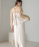 【低身長向けサイズあり】ペプラムＩラインキャミワンピース