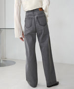 FRONT DOUBLE POCKET DENIM PANTS