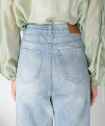 FRONT DOUBLE POCKET DENIM PANTS