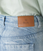 FRONT DOUBLE POCKET DENIM PANTS