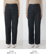 FRONT DOUBLE POCKET DENIM PANTS