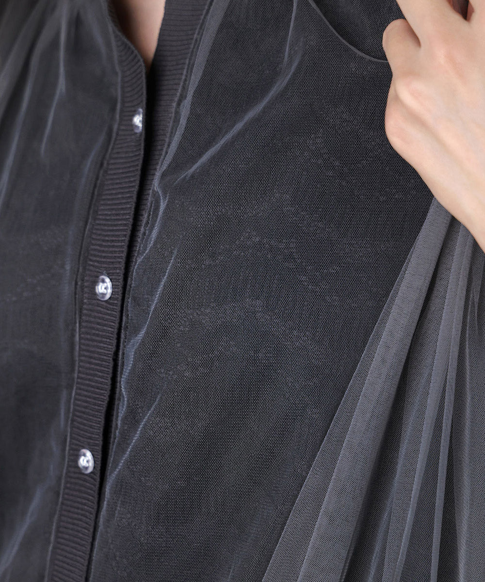 LACE TULLE CARDIGAN