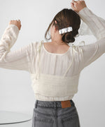 SHAGGY BUSTIER SET TOPS