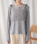 SHAGGY BUSTIER SET TOPS