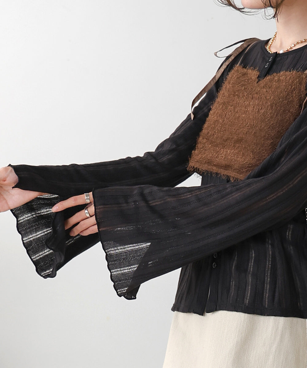 SHAGGY BUSTIER SET TOPS