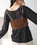 SHAGGY BUSTIER SET TOPS