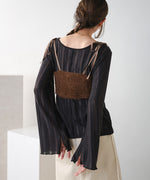 SHAGGY BUSTIER SET TOPS