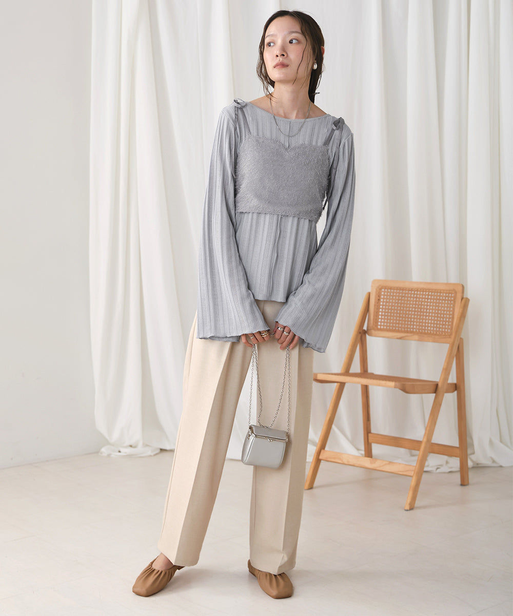 SHAGGY BUSTIER SET TOPS