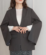 SLEEVE SLIT JACKET