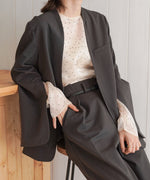 SLEEVE SLIT JACKET