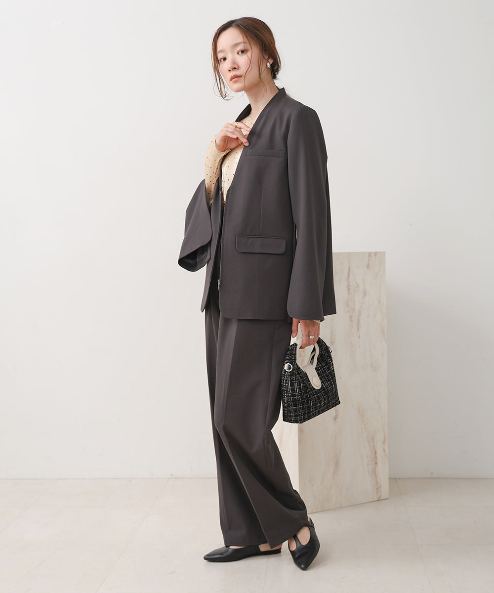 SLEEVE SLIT JACKET