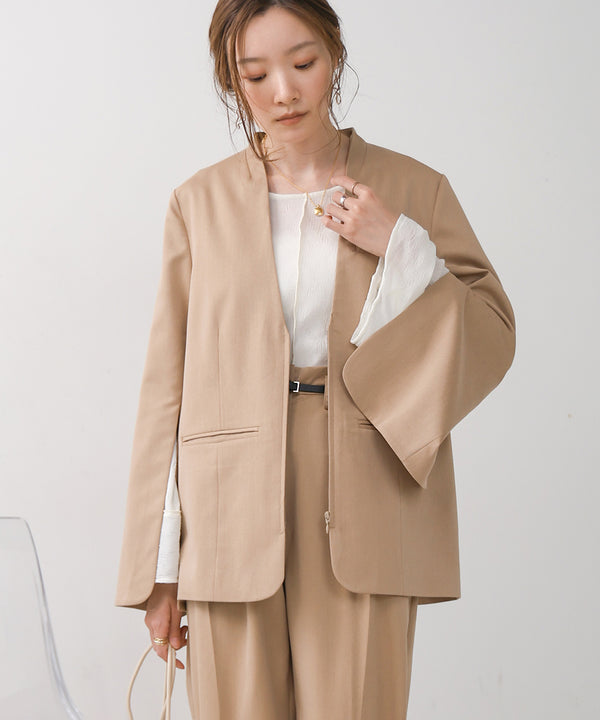 SLEEVE SLIT JACKET