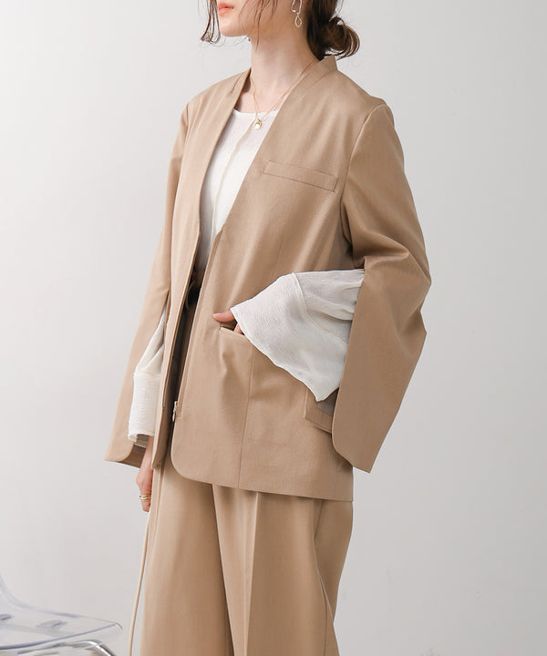 SLEEVE SLIT JACKET