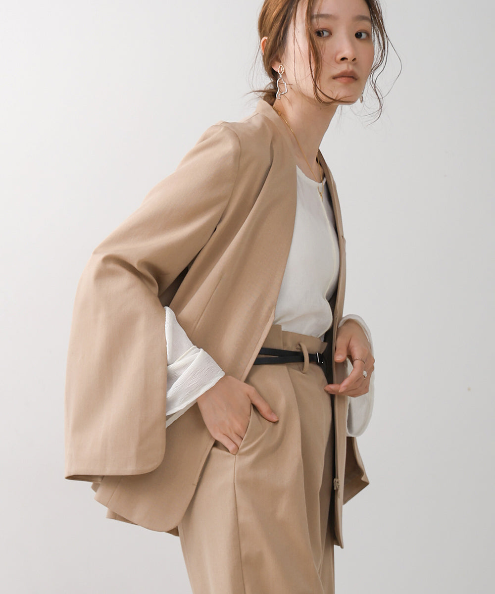 SLEEVE SLIT JACKET