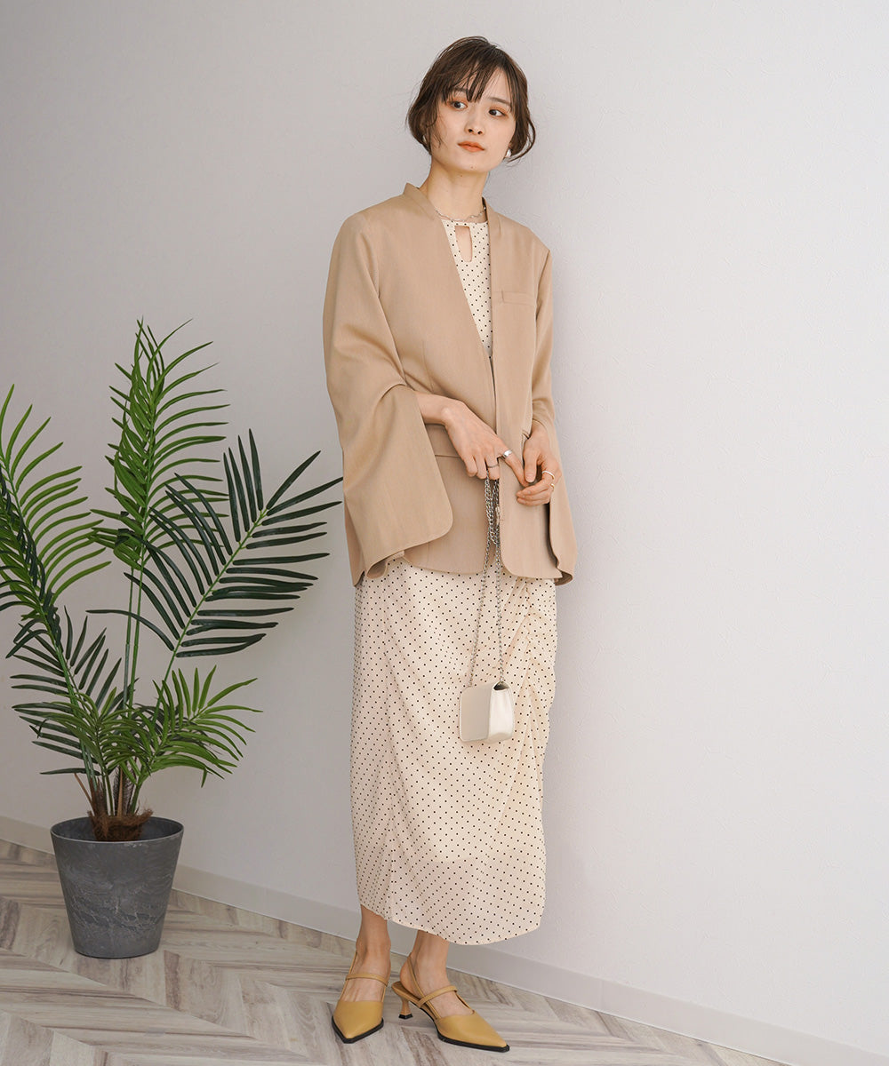 SLEEVE SLIT JACKET