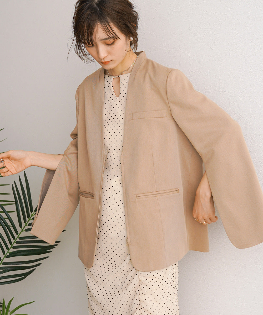 SLEEVE SLIT JACKET