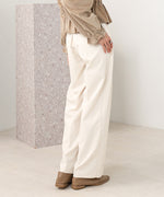 SLACKS WITH SIDE TUCK BELT