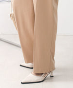 SLACKS WITH SIDE TUCK BELT