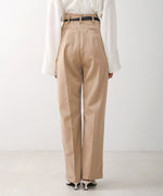 SLACKS WITH SIDE TUCK BELT