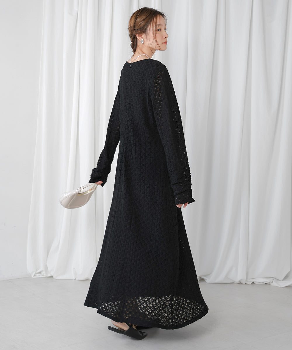 FULL LACE WAIST FLARE ONEPIECE