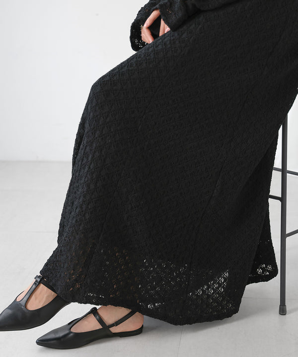 FULL LACE WAIST FLARE ONEPIECE