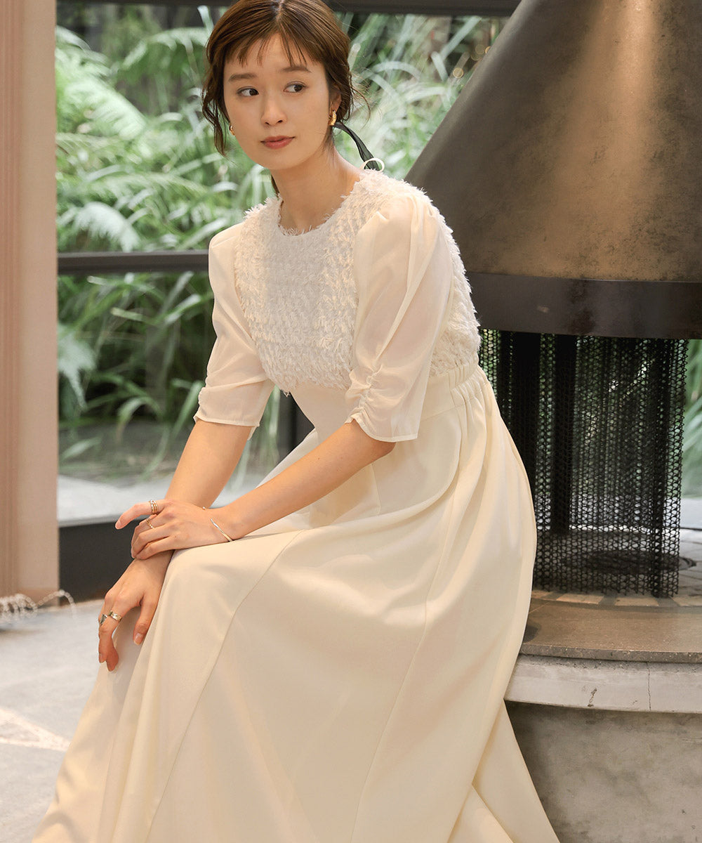 SHAGGY SWITCHING FLARE ONEPIECE