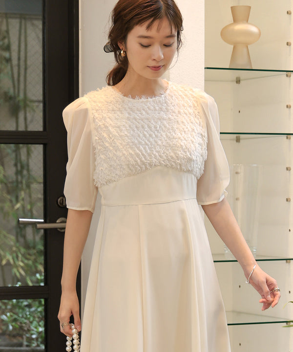 SHAGGY SWITCHING FLARE ONEPIECE