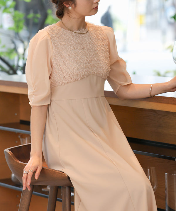 SHAGGY SWITCHING FLARE ONEPIECE