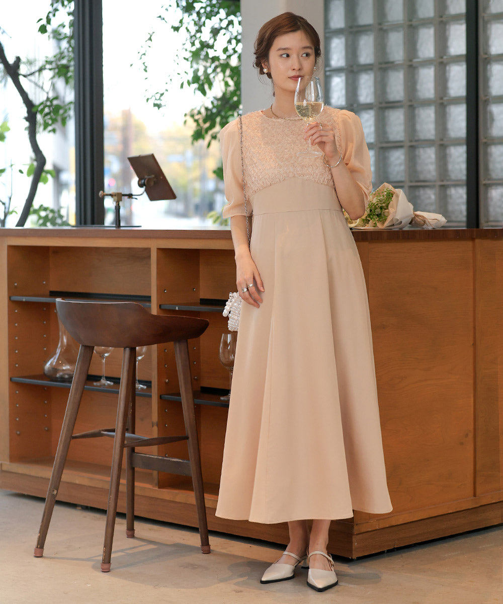 SHAGGY SWITCHING FLARE ONEPIECE