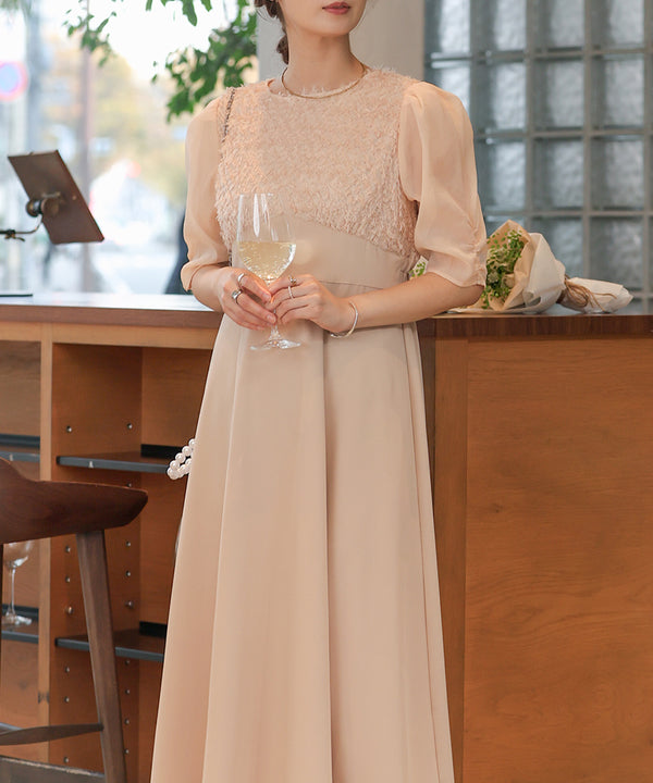 SHAGGY SWITCHING FLARE ONEPIECE