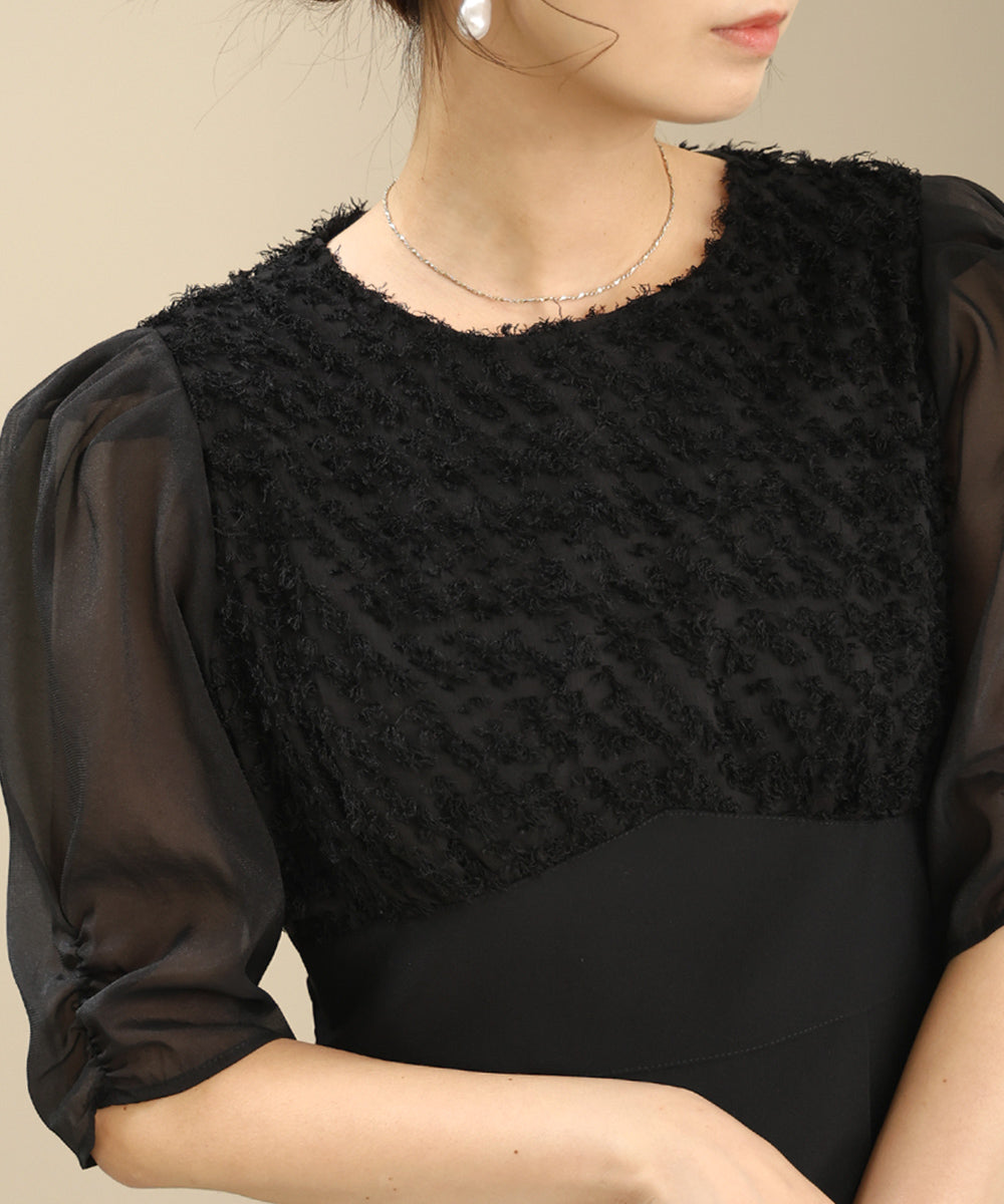 SHAGGY SWITCHING FLARE ONEPIECE