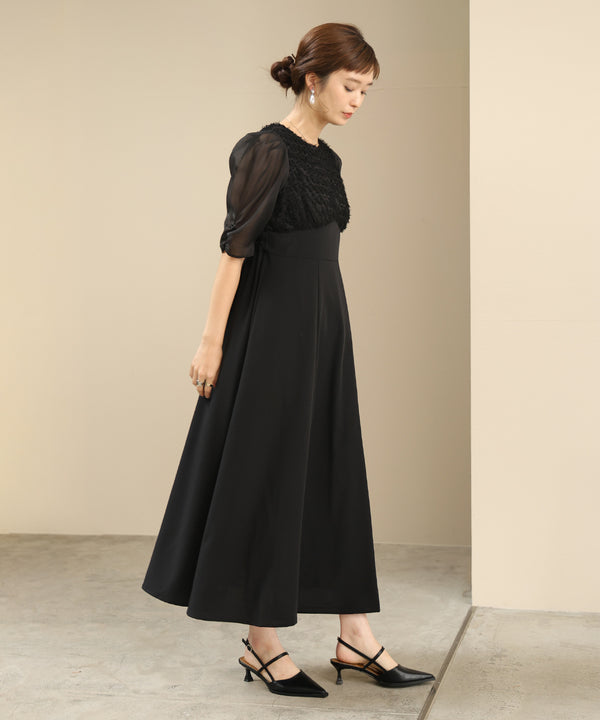 SHAGGY SWITCHING FLARE ONEPIECE