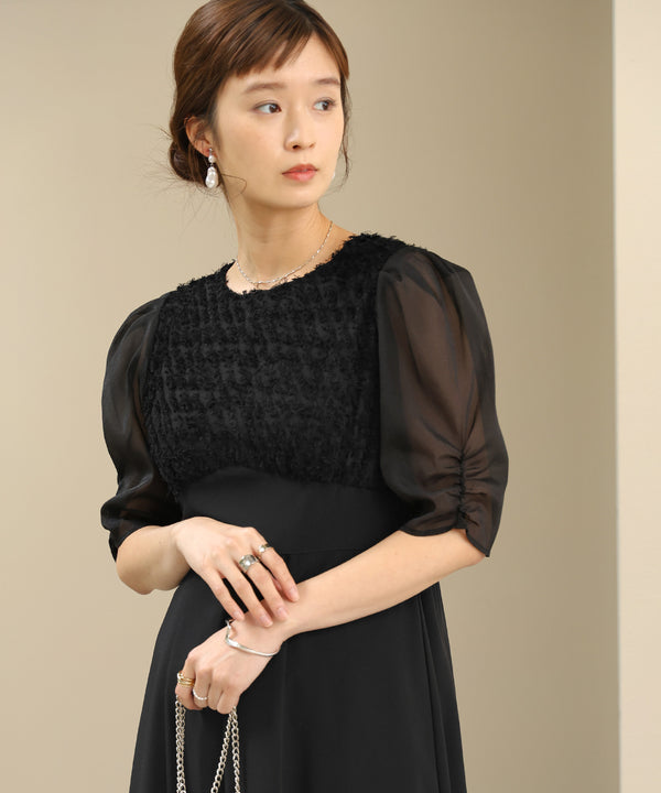 SHAGGY SWITCHING FLARE ONEPIECE