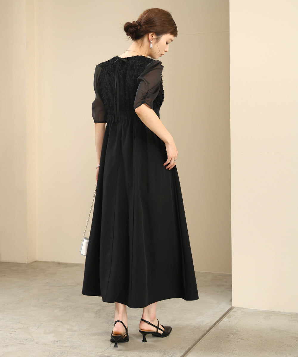 SHAGGY SWITCHING FLARE ONEPIECE