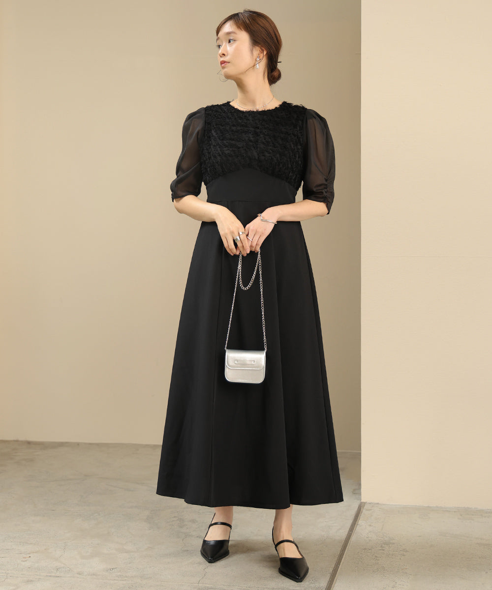 SHAGGY SWITCHING FLARE ONEPIECE