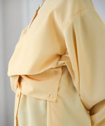 TWISTED FRONT BUSTIER STYLE BLOUSE