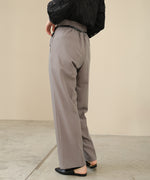 【オケージョン】HIGH WAISTED SLACKS WITH BELT