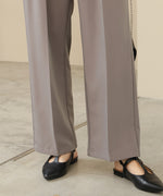 【オケージョン】HIGH WAISTED SLACKS WITH BELT
