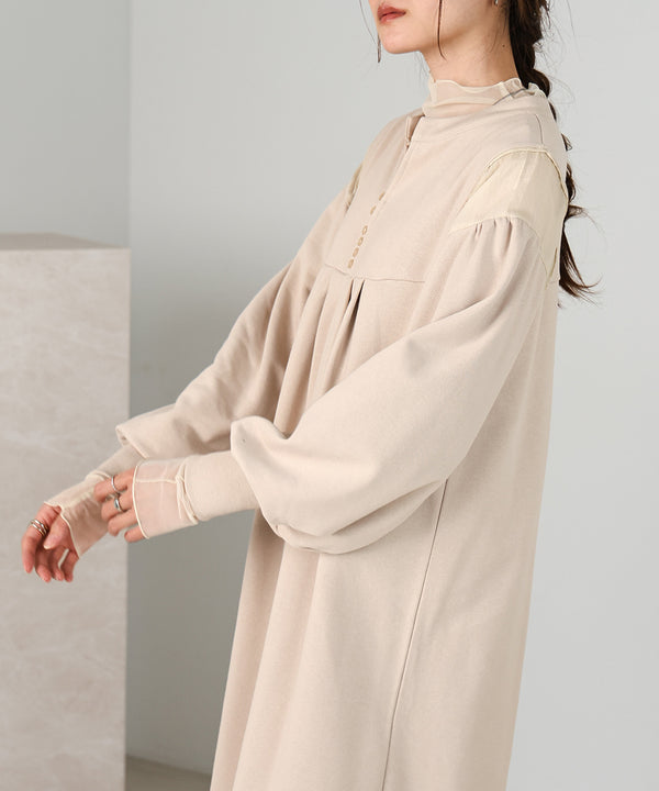 KAFTAN SHEER SWEAT ONEPIECE