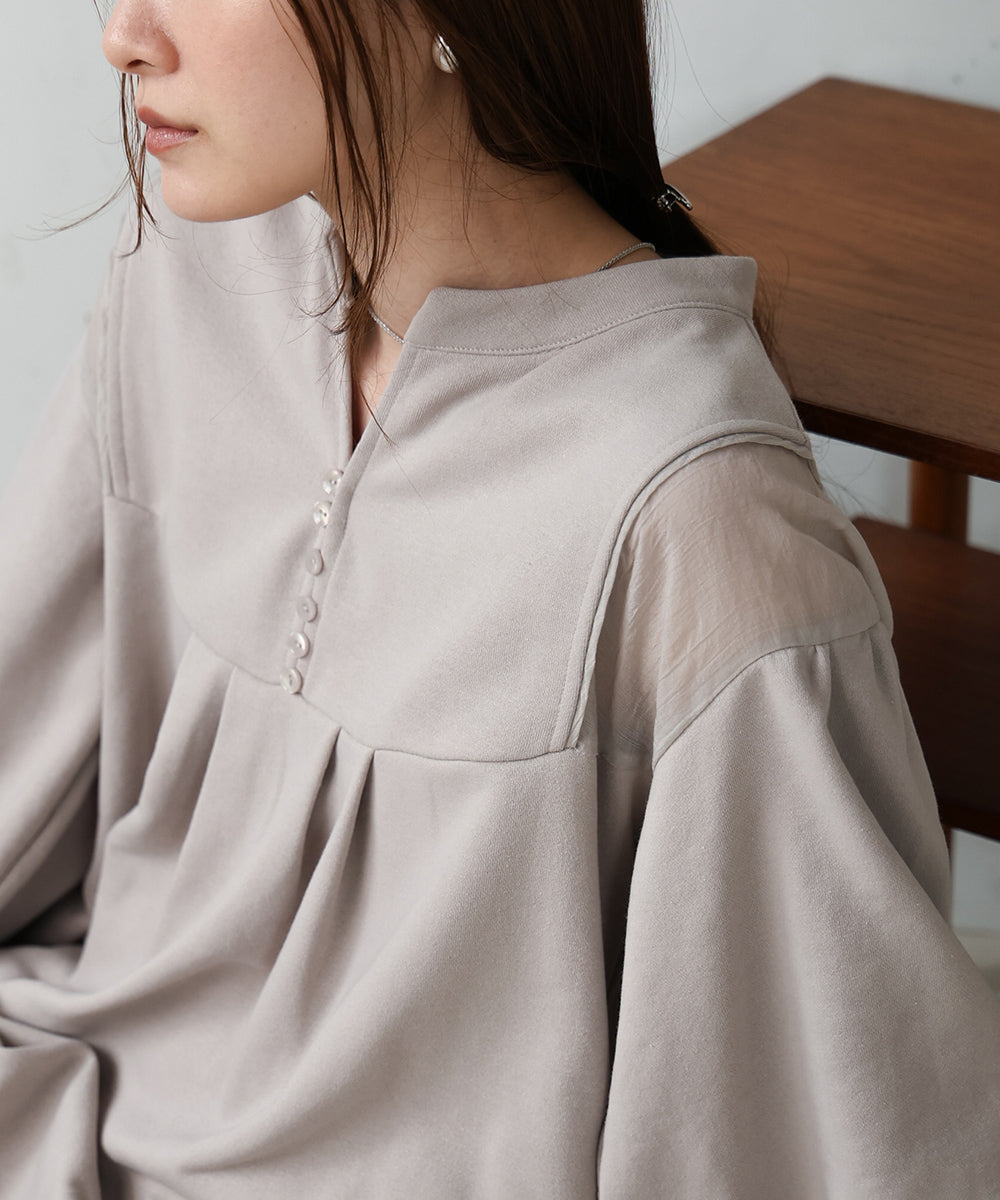 KAFTAN SHEER SWEAT ONEPIECE