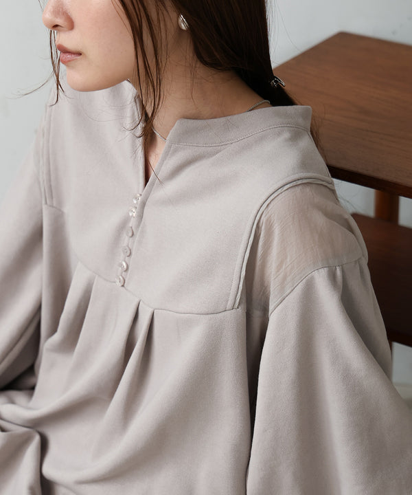 KAFTAN SHEER SWEAT ONEPIECE