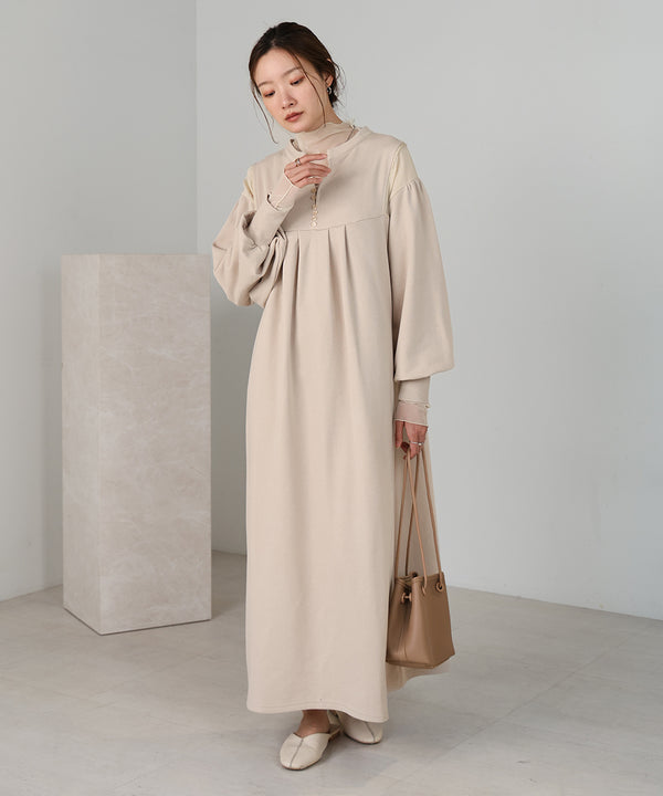 KAFTAN SHEER SWEAT ONEPIECE