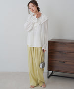 BIG COLLAR LACE BLOUSE
